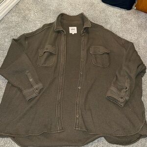 AERIE WAGFLE FLANNEL